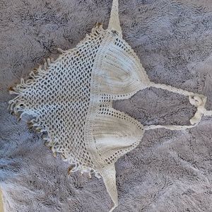 Really cute knitted crop top